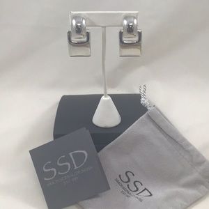 Simon Sebbag silver clip earrings